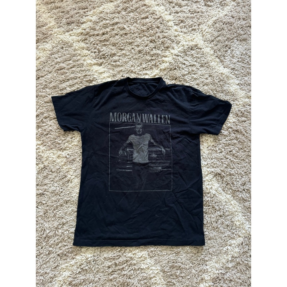 Morgan Wallen Graphic T-Shirt Black Country Music Fan Merch Short Sleeve Tee‎ - Picture 3 of 5